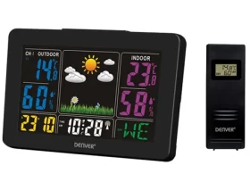 Denver WS-540 čierna / meteostanica / meranie teploty a vlhkosti (dws540b)