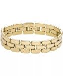 Fossil Pozlátený náramok z ocele Arden JF04784710