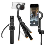 Spigen S582W Selfie Stick MagFit+ čierna / Statív na telefón / Bluetooth 5.0 / 27,8-166,5 cm (AMP11372)