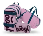 BAAGL SET 3 Skate Rose: batoh, peračník, športová taška GRS (A-36050)
