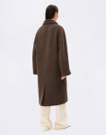 Armedangels Double-Breasted Wool Coat 3719 claystone melange S