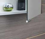 SAPHO - MIRRÓ galérka s LED osvetlením, 3x dvierka, 120x70x16cm, biela MC121-0030