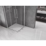 MEXEN/S - Velar Duo štvorcový sprchovací kút 90 x 90, transparent, chróm 871-090-090-02-01