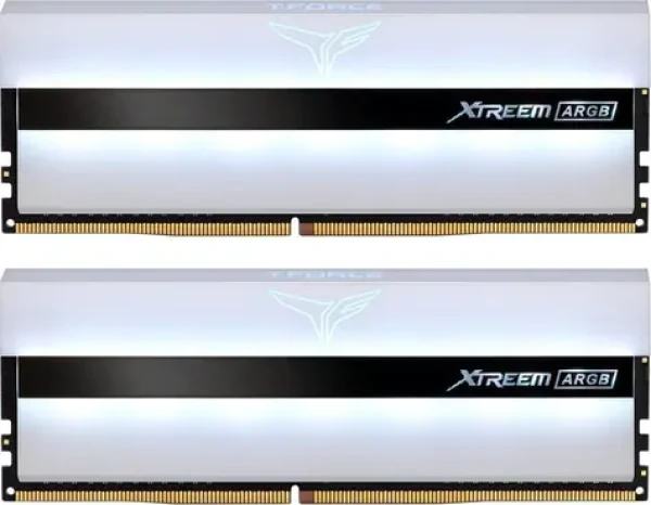 TeamGroup T-Force Xtreem ARGB 16GB (2x8GB) 3200 MHz biela / DDR4 / CL16-18-18-38 / 1.35V / XMP (TF13D416G3200HC16CDC01)