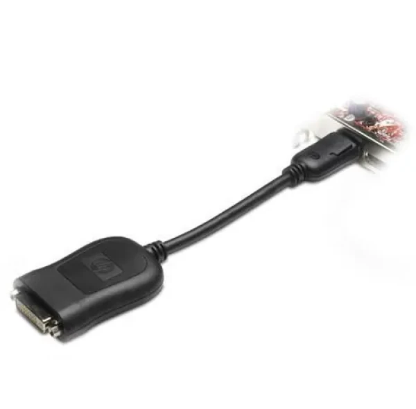 HP DisplayPort to DVI-D Adapter / Redukcia / DisplayPort / DVI-D (484156-001)