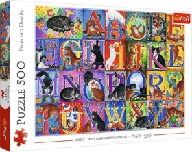 Trefl Puzzle Mačacia abeceda