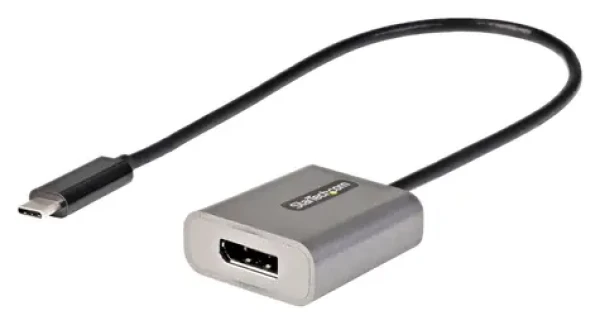 StarTech Adaptér USB-C na DisplayPort čierna/sivá / Redukcia / 8K/4K 60Hz / DisplayPort (CDP2DPEC)