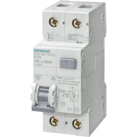 Siemens 5SU13566KK10 prúdový chránič/elektrický istič 2-pólový 10 A 0.03 A 230 V; 5SU13566KK10