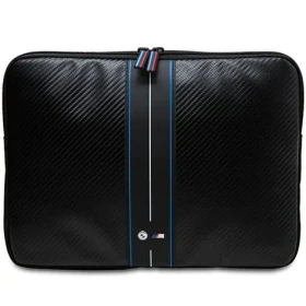 BMW Carbon Blue Stripe Sleeve 16" čierna / Puzdro / Pre notebook 16" (BMCS16COMSCAKL)