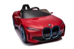 Mamido Mamido Elektrické autíčko BMW i4 červené 12V7Ah EVA kolesá ECO Koža