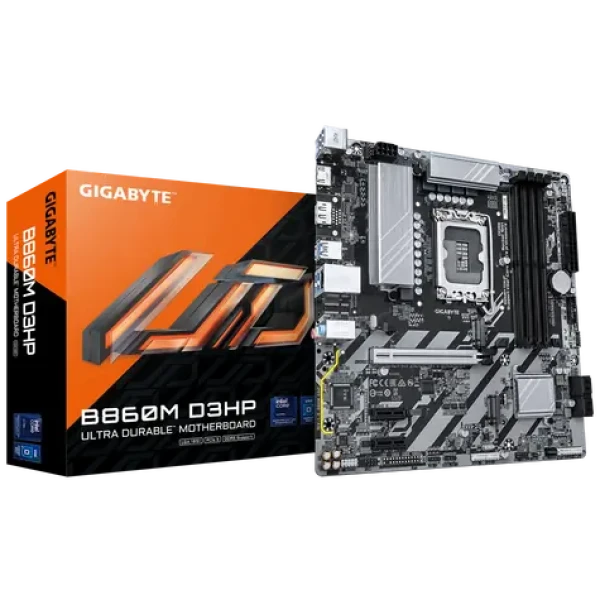 GIGABYTE B860M D3HP / B860M / LGA1851 / 4x DDR5 / PCIEx16 / GLAN / mATX (B860M D3HP)