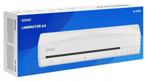 Laminátor LR-01/W biela / A4 formát / stolný (SAVLR-01/W)