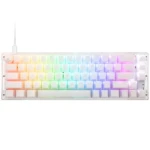 Ducky One 3 Aura Kailh Jellyfish Y biela / herná klávesnica / podsvietená / mechanická / drôtová USB-C / US (DKON2167ST-FUSPDAWWWWK1)