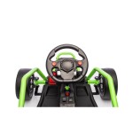 Mamido Elektrická driftovacia motokára TORNADO 2x150W 24V zelená