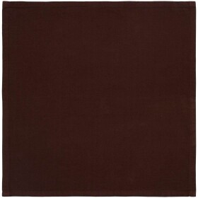 Ib Laursen Bavlnená servítka Elin Plain Brown 40 × 40 cm