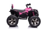 Mamido Detská elektrická štvorkolka ATV Power 4x4 ružová
