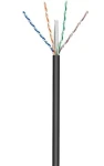 MicroConnect CAT6 U/UTP SOLID OUTDOOR 100m čierna / PE (KAB023-100)