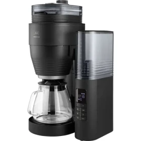 Melitta 1030-06 čierna / Kávovar na prekvapkávanú kávu / 1080 W / 1250 ml (AROMAFRESH GLASS X BLACK-SILV 1)