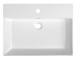 SAPHO - KARE 60 keramické umývadlo nábytkové 60x46cm, biela 17060
