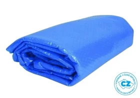 Solárna plachta modrá priemer 3,6 m / Solárna plachta / Bublinková polyetylénová fólia / Tepelná izolácia hladiny (13547)