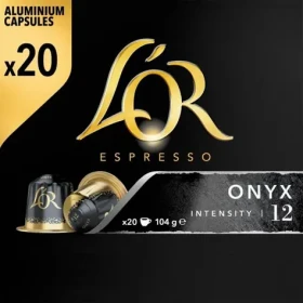 L'OR Espresso Onyx kapsule 20 ks / Kávová kapsula / Nespresso Original / Intenzita 12 (100000860434)