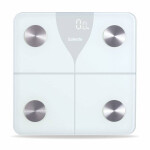 Salente SlimFit biela / osobná diagnostická fitness váha / 180kg / Bluetooth (8595683203128)