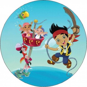 Jedlý papier Jake a piráti 19,5 cm - Pictu Hap - Pictu Hap