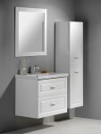 AQUALINE - SAVA 80 keramické umývadlo nábytkové 80x46cm, biela 2080
