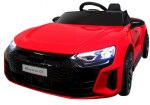 Mamido Elektrické autíčko Audi E-Tron GT s EVA kolesami a červené s diaľkovým ovládaním