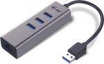 I-tec USB 3.0 Metal HUB 3 Port + Gigabit Ethernet Adapter (U3METALG3HUB)