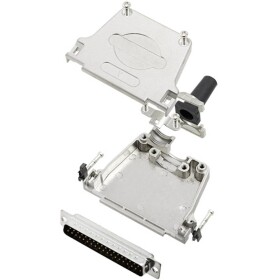 TRU COMPONENTS TCDTZF37DMPK 7709224 sada D-SUB kolíkové lišty 180 ° Pólov: 37 spájkovaný 1 ks; 7709224
