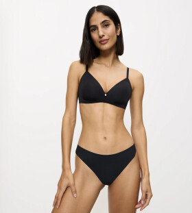 PRETTY MICRO - udržateľná čipka z mikrovlákna Brazilian Triumph BLACK L