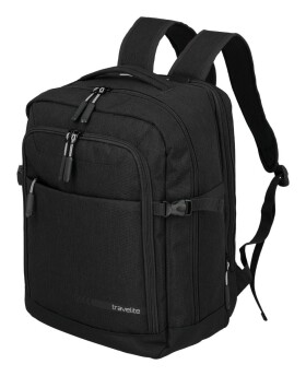 Batoh do lietadla 40x30x20 Travelite Kick Off Backpack Cabin new Size Black