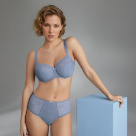 Eloise podprsenka s kosticami Full Cup 5295 stredne modrá - RosaFaia 392 medium blue 80F