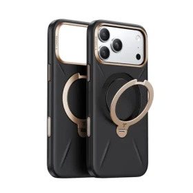 Torras Ostand Q3 VegSkin MagSafe Ochranné púzdro pre Apple iPhone 17 Pro čierna (X00FX2421)