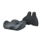Powerton Set bedrovej opierky a podsedáku antracit / ergonomický / pamäťová pena (WPEUS4)