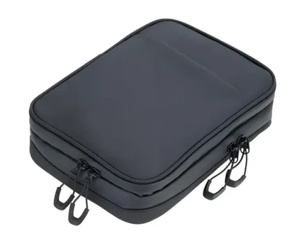TROIKA BLACK CONNECTED / Organizér káblov / Tarpaulin / 2 priehradky (BBL30/BK)