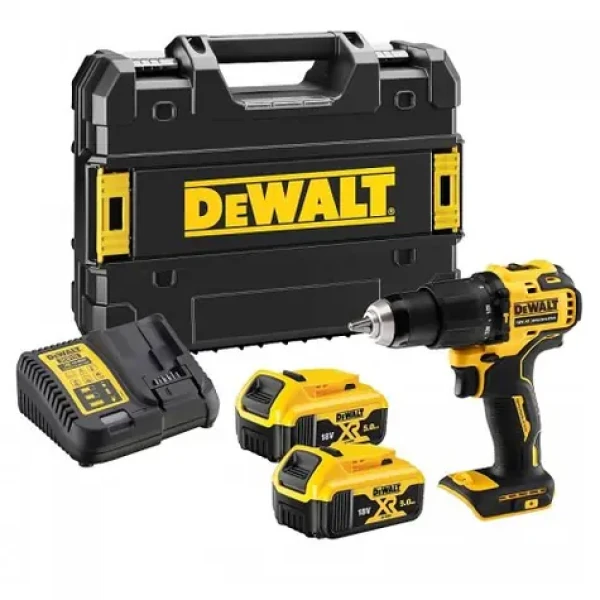 DEWALT DCD709P2T / Aku Bezuhlíková príklepová vŕtačka / 18 V XR Li-Ion XRP / 2x 3.0Ah (DCD709P2T)