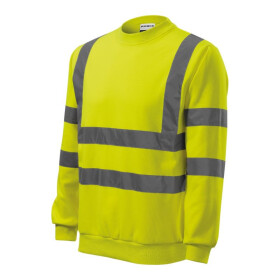 Unisex mikina HV Essential (fluorescenčná žltá) M