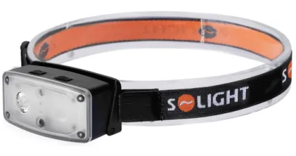 Solight WN53 LED čelové nabíjacie svietidlo čierna / 100lm / 500mAh / IP44 / Li- ION (8592718041724)
