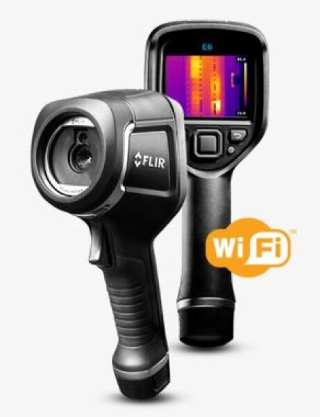 FLIR E6-XT čierna / Infračervená kamera / IR rozlíšenie 240x180 / 60 mK / 640 × 480 / microUSB / IP54 (E6-XT)