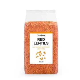 Šošovka červená lúpaná celá - GymBeam (500 g) (105169-1-500g)