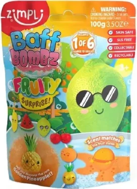 ZIMPLI KIDS Šumivá bomba do kúpeľa Ovocie