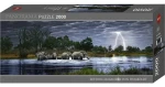 HEYE Panoramatické puzzle Slonie stádo (Botswana)
