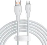 Baseus Pudding USB-A - USB-C biela / Kábel / 100W / 1,2 m (6932172650148)