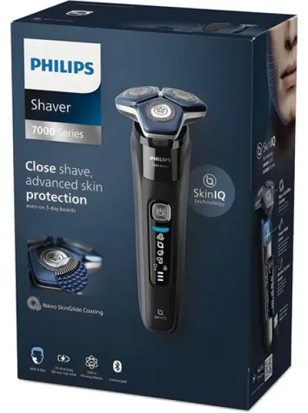 Philips S7886/35 čierna / Holiaci strojček / mokré a suché holenie / Bluetooth / LED displej (S7886/35)
