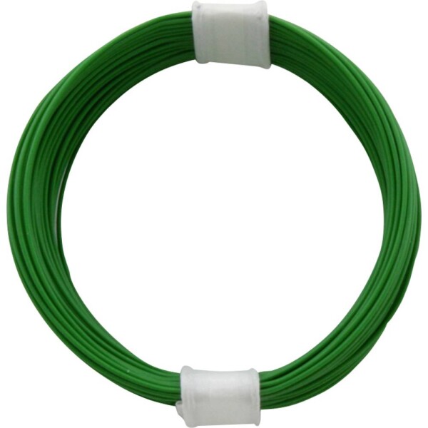 Donau Elektronik 110-4 opletenie / lanko, 1 x 0.04 mm², zelená, 10 m; 110-4