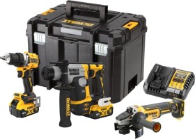 DEWALT Sada COMBO 18V DCK355P2T (DCD800 + DCH172 + DCG405) 2x5,0Ah