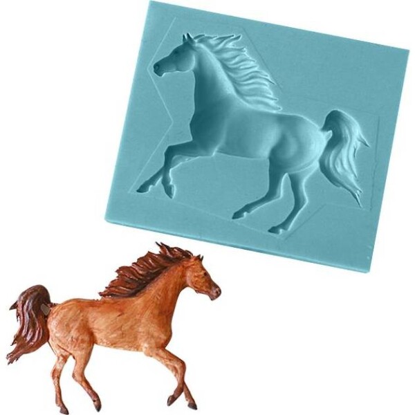 Silikónová formička kôň bežiaci 6,5x8,5cm - Cakesicq - Cakesicq