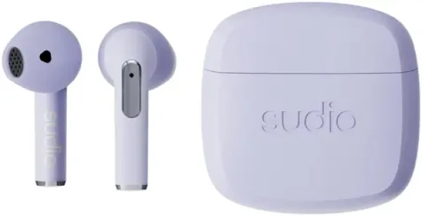 Sudio N2 fialové / bezdrôtové slúchadlá / mikrofón / IPX4 / Bluetooth 5.3 (7350071384565)